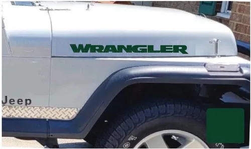 Vista 14 de Wrangler - Calcomanía para capó para Jeep Wrangler YJ (1986-1995) [rosa bebé] SJ4T7