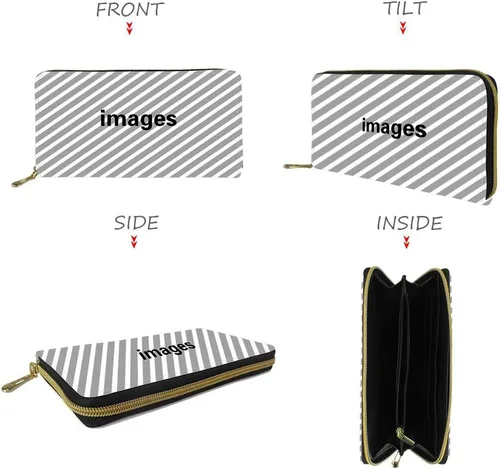 Vista 7 de Mumeson Durable Wallet Monedero Portátil Cosméticos Bolsa Maquillaje Bolsa con Correa