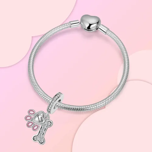 Vista 44 de Dije de girasol con diseño de estrella y luna y elefante para pulsera, collar de plata de ley 925, dijes de corazón de amor para mujer, regalo