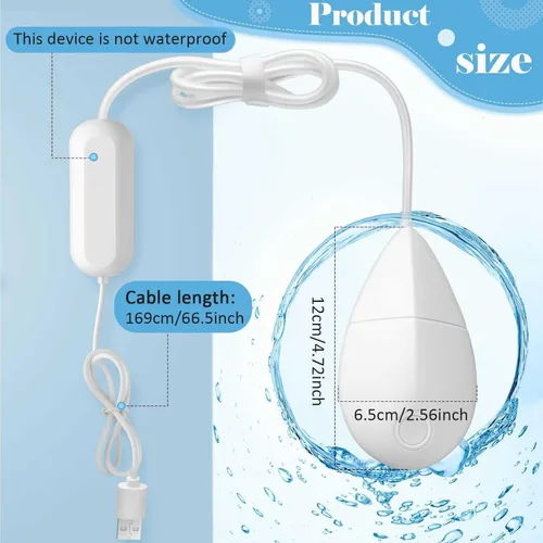 Vista 2 de VENEZIANA Mini lavado portátil, mini lavadora portátil ultrasónica, pequeña lavadora automática USB, pequeño lavavajillas ultrasónico para ropa