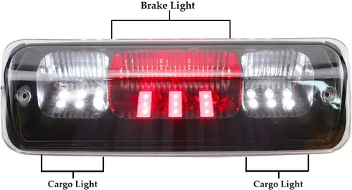 Vista 3 de Compatible con 3ª luz de freno Ford F150 2004-2008, para Ford Explorer Sport Trac 2007-2010 luz de freno de montaje alto para 7L3Z-13A613-B