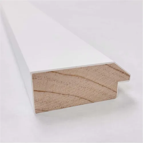 Vista 4 de Amanti Art - Espejo de baño blanco para sobre lavabo, espejo de tocador rectangular blanco de 24x20, marco de madera moderno pequeño, se cuelga
