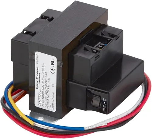 Vista 2 de White-Rodgers Energy Limiting - Transformador de 24 VCA con soporte de pie, 90-T75C3