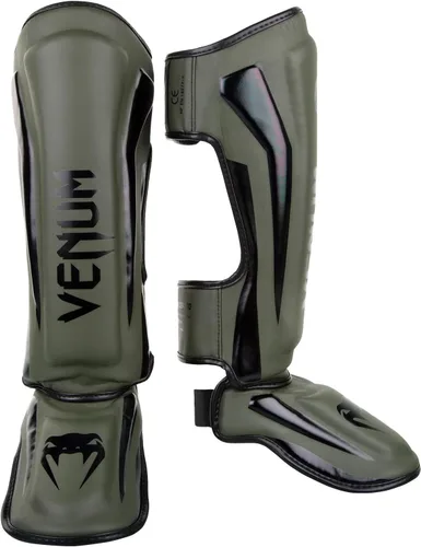 Vista 13 de Venum Espinilleras Elite Standup Blanco/Dorado