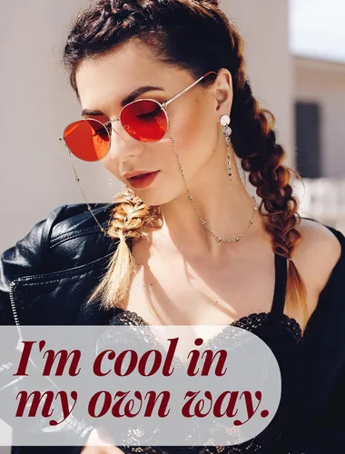 Vista 2 de Veda Tinda Vision Lentes de sol redondos pequeños vintage para mujer, clásicos, retro, con protección UV, cadena