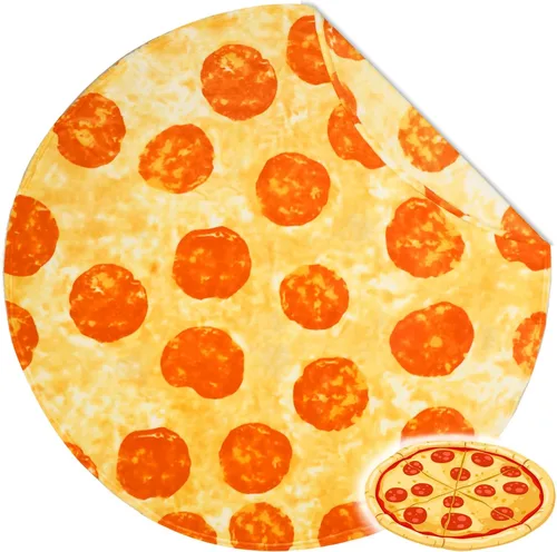Vista 9 de Bnuitland Burritos - Manta de tortilla de 300 GSM, regalo divertido gigante de doble cara, realista, súper suave, manta de comida para niños