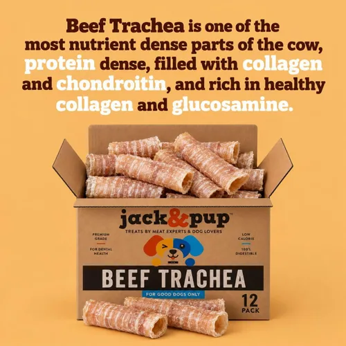 Vista 6 de Tráquea de ternera para perros, masticables para perros con tráquea