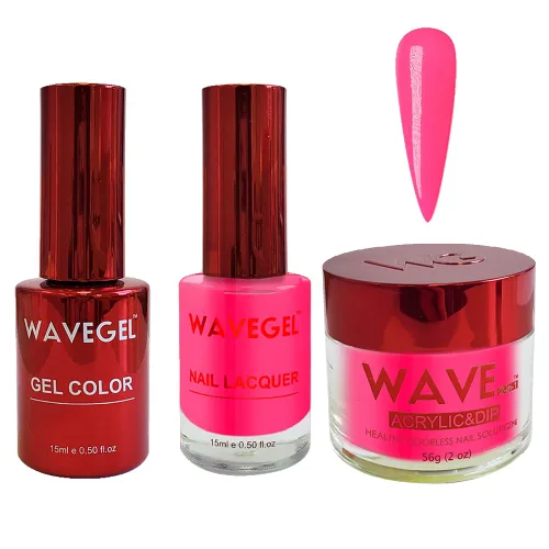 Vista 48 de WAVEGEL - Juego de gel de remojo, laca de uñas y polvo acrílico y polvo de inmersión a juego - Colección Queen - #001 Negro sedoso