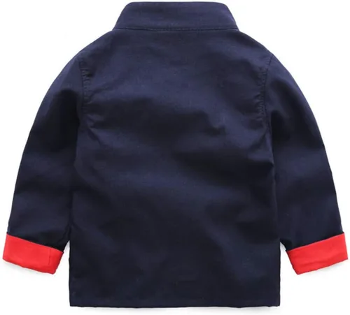Vista 6 de Mud Kingdom - Disfraz de abrigo de vestir chino estilo Tang para niños