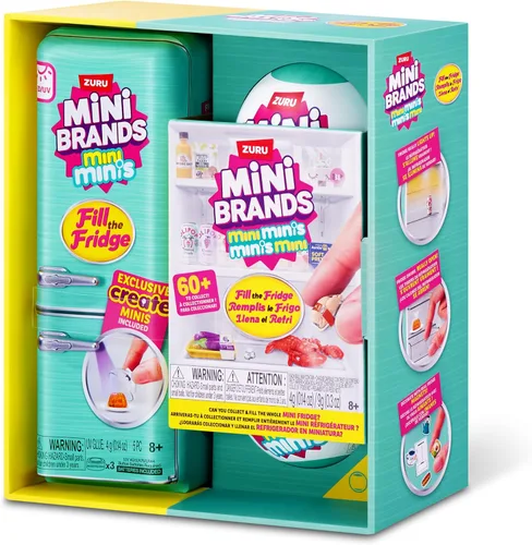 Vista 2 de Mini Brands -Llena el refrigerador Serie 1-1PK Fill The Fridge PLAYSET S1 y 2PK INT Cápsulas S1 Combo