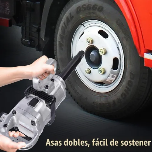 Vista 3 de ERGOMASTER Pistola de Llave de Impacto Neumática de 1 Pulgada de Alto Torque, Juego de Llave de Impacto Neumática de Servicio Pesado con Mango en D