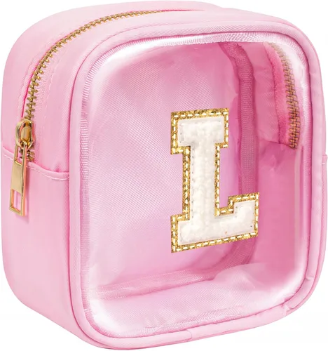 Vista 43 de KOTORA Bolsa de Maquillaje Inicial, Bolsa de Viaje de Artículos de Aseo, Bolsa de Maquillaje Transparente, Bolsas de Cosméticos Organizadoras