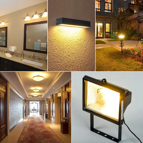 Vista 6 de R7S - Bombilla LED de 4.646 in, 120 V, 150 W, equivalente a bombilla halógena T3 J, de larga duración, para trabajo, seguridad, paisaje, lámparas