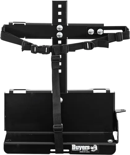 Vista 12 de Buyers Products LT23 - Estante pulverizador de mochila ajustable para remolques de paisaje, fácil almacenamiento para equipos y suministros