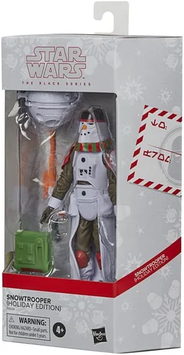 Vista 5 de Star Wars Black Series Snowtrooper - Figura de acción exclusiva [edición navideña]