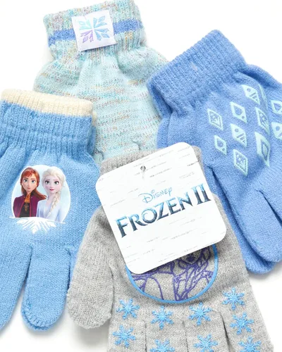 Vista 6 de Disney Frozen - Paquete de 4 guantes o mitones para niñas (niños pequeños)