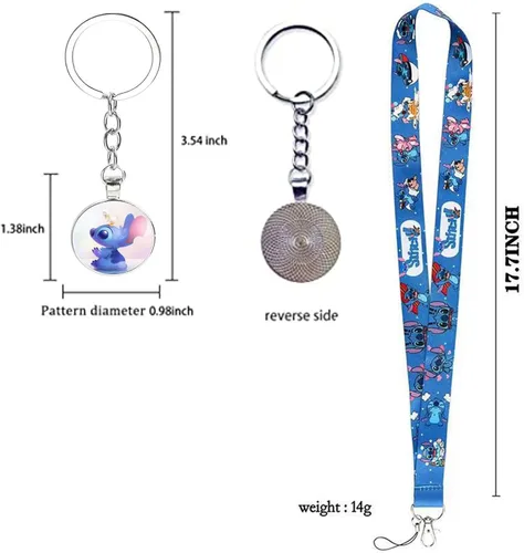 Vista 5 de Mejora tu estilo con nuestro juego de mercancía Stitch - Completo con bolsa de cordón, calcomanías, cordón, más, Style-1, Ajustable