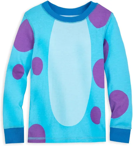 Vista 2 de Disney Pixar Disfraz de Sulley PJ PALS para niños Monsters, Inc.
