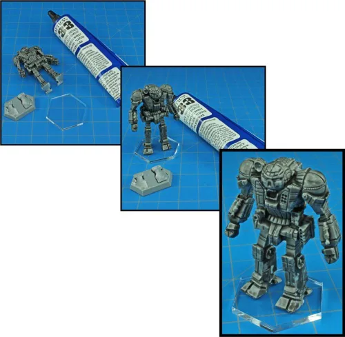 Vista 3 de LITKO - Bases redondas de 1 pulgada, compatible con D&D y Pathfinder, transparente de 0.118 in Set of 25 25mm — fits Medium creatures Sturdy