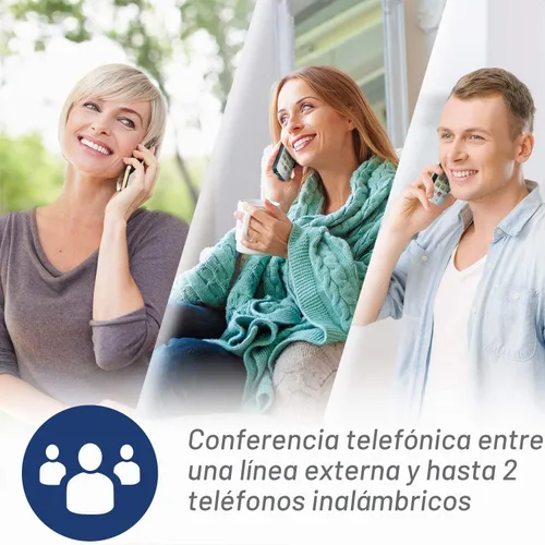 Vista 5 de Teléfono inalámbrico VTech DECT 6.0, Rojo