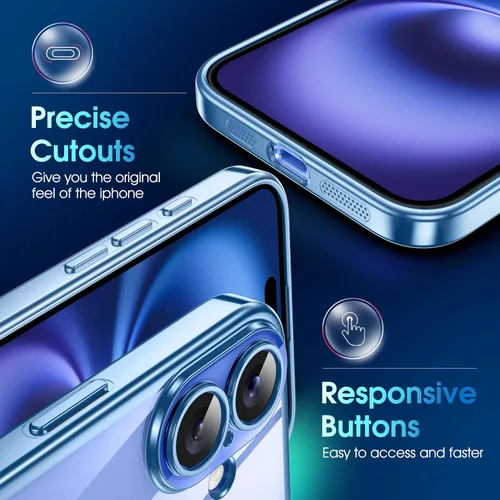 Vista 243 de Supdeal Funda cristalina transparente para iPhone 11, [No se amarillea] [Protección de la cámara] [Probado contra caídas de grado militar] Funda