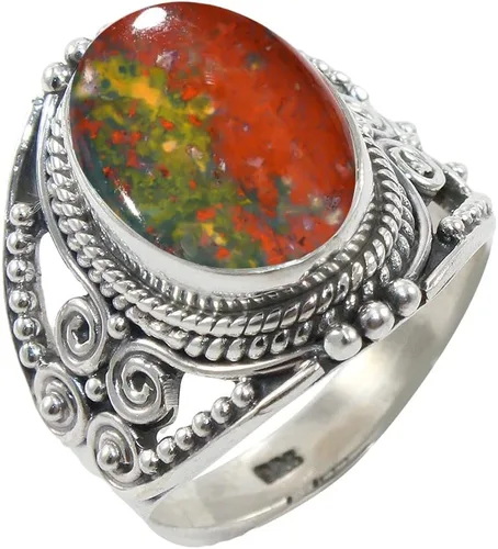 Vista 22 de Anillo de Plata Esterlina 925 para Mujeres con Piedra Preciosa Natural, Anillo de Compromiso de Plata Esterlina, Piedra Natal de Junio con Engaste