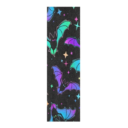 Vista 2 de YETTASBIN Cinta de agarre para patineta, sin burbujas, antideslizante, papel de lija para patineta, 33 x 9 pulgadas