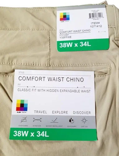 Vista 7 de UNIONBAY UB Tech - Pantalones chinos de ajuste clásico para hombre