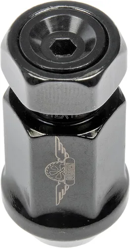 Vista 4 de Dorman 712-245A4 Tuerca de rueda de 1/2 pulgadas, estilo de carreras compatible con modelos seleccionados, paquete de 4 Fits Select Models, 4 Pack