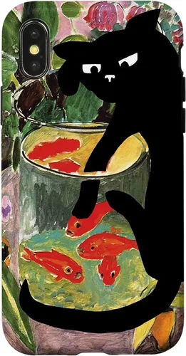 Vista 5 de Matisse's Goldfish and A Cat Case for iPhone 17