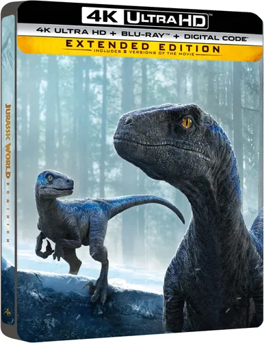 Vista 2 de Jurassic World Dominion - Limited Edition Steelbook 4K Ultra HD + Blu-ray + Digital 4K UHD