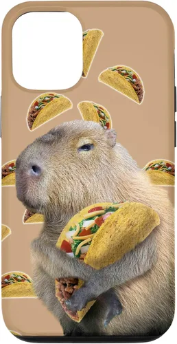Vista 28 de Capybara Capybaras Eating Taco - Carcasa para iPhone 17