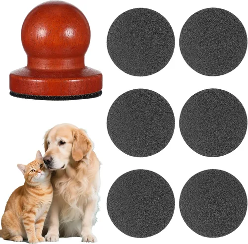 Vista 10 de Lima de uñas para perro con disco reemplazable, lima de uñas de perro, tablero de rascar, papel de lija reemplazable, sin estrés, limar las uñas