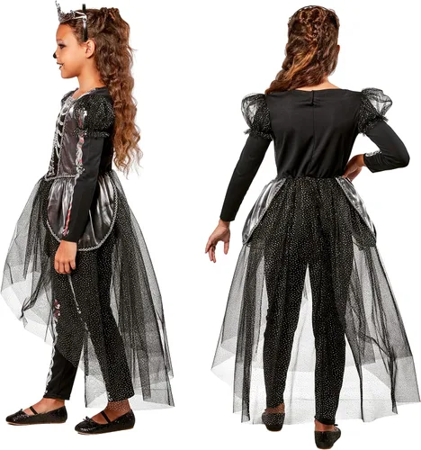 Vista 2 de Rubies Forum Novelties - Vestido de princesa de esqueleto como se muestra talla M