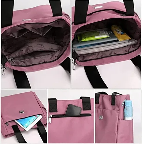 Vista 3 de VIPUDA Bigbicc - Bolso de hombro de nailon impermeable Bigbicc, bolso de hombro de nailon ligero e impermeable