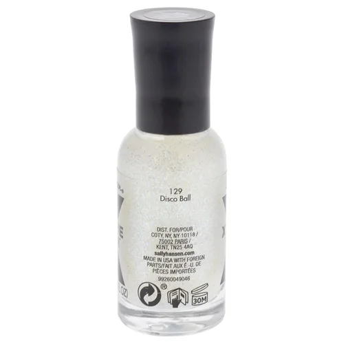 Vista 247 de Sally Hansen Xtreme Wear Esmalte de uñas sin rayas, acabado brillante, duradero, resistente a las astillas, transparente, color de uñas plateado 130