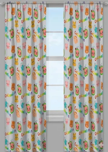 Vista 9 de Jay Franco Marvel Spiderman Classic Saving The Day - Juego de 4 cortinas decorativas de 63 pulgadas (2 paneles, 2 alzapaños)