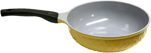 Vista 3 de 10" wok de cocina interior y exterior de la capa de cerámica, cacerola hecha en Corea
