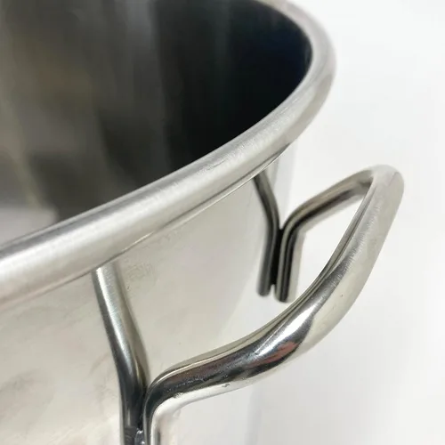 Vista 9 de Bayou Classic El kit de cocina de caldera de acero inoxidable cuenta con caldera de acero inoxidable de 44 cuartos con tapa, cesta de vapor/hervir