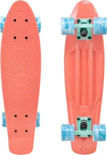 Vista 12 de Cal 7 - Patineta cruiser mini de plástico completa de 22 pulgadas