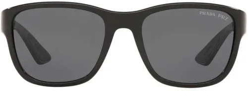 Vista 7 de Gafas de sol Prada Linea Rossa PS 1 US 1AB5Z1 Negro Negro