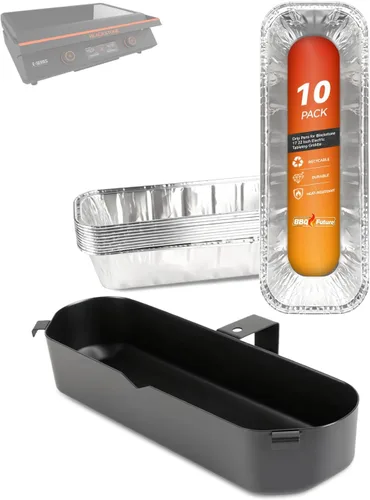 Vista 8 de Griddle Accessories Set for Blackstone 17 22 28 36 Inch, BBQ Grill Parts Plateado