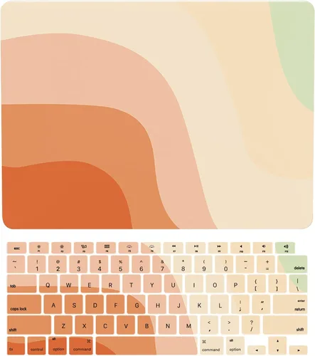 Vista 24 de Carcasa rígida para MacBook Air de 11 pulgadas 2018 2017 2016 2015 2014 2013 2012 versión modelo A1370 A1465, Air de 11.6 pulgadas cubierta dura