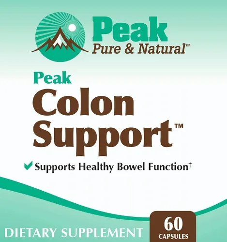 Vista 2 de Peak Pure & Natural Suplemento de limpieza y desintoxicación de colon para la salud digestiva, apoyo para la salud intestinal con inulina
