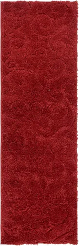 Vista 32 de Rugs.com - Alfombra de la colección Botanical Shag, alfombra de pelo de 4 x 6 pies color beige perfecta para salas de estar, comedores grandes
