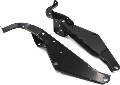 Vista 6 de Soportes de soporte de carenado delantero negro resistente para Harley Touring 93-13 [P/N: TGHD-FMS002-BK]