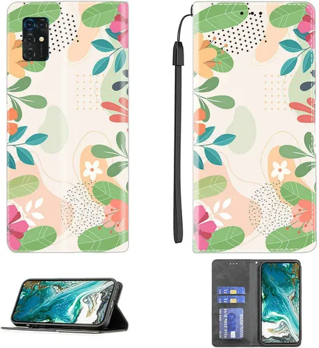 Vista 132 de jioeuinly ATT Motivate 2 - Funda compatible con ATT Motivate 2, funda con soporte abatible y cierre magnético DJS