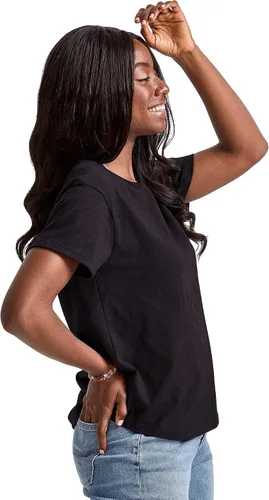 Vista 3 de Hanes Originals - Camiseta de manga corta para mujer, de ajuste relajado, de gran tamaño, disponible en tallas grandes