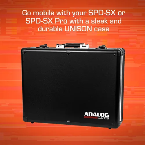 Vista 2 de ANALOG CASES Funda SPD-SX/SPD-SX Pro - Funda rígida UNISON ultraligera Ultra-Lightweight and Durable Aluminum Case, Die-Cut Foam Padded
