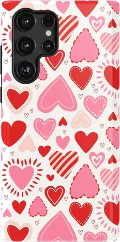 Vista 81 de Casely Funda para Galaxy S22 Ultra Todo por amor Orgullo Diseño protector delgado esencial de doble capa